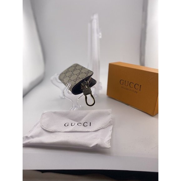 Gucci Supreme Canvas Coin Case And Key Chain With Dust Bag, Box - Picture 4 of 12